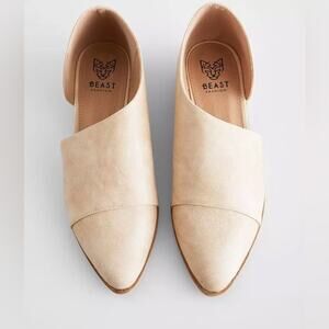 Beast Carter‎ bootie boots mule tan slip ons work shoes flats new size 5.5